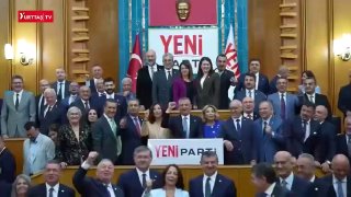 Заседание фракции партии Yeni в Великом национальном собрании Турции