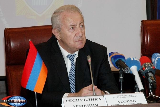 Прокурор возбудил уголовное преследование против экс-директора СНБ Горика Акопяна по делу 1-2 марта 2008 года