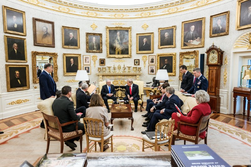 Встреча Дональда Трампа и Биньямина Нетаньяху в Вашингтоне