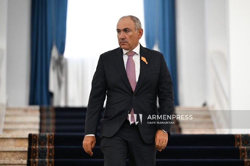 Премьер-министр Армении Никол Пашинян на брифинге, Вайоц-Дзор