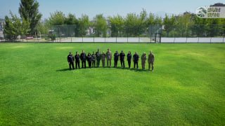 Участники Армейских игр на старте соревнований в Вайоц-Дзоре