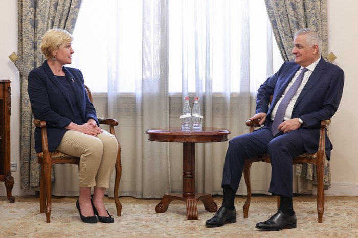Встреча вице-премьера Мгера Григоряна с послом Эстонии Марге Мардисалу-Кахар в Ереване